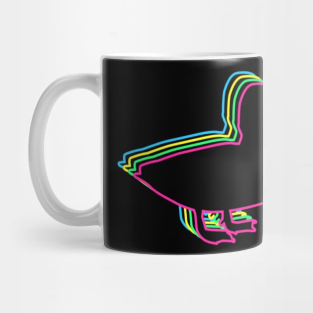 Duck 80s Neon by Nerd_art